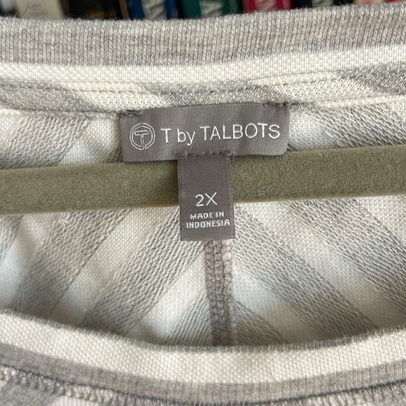 2X T by Talbots Comfortable T-shirt dress - Picture 2 of 5